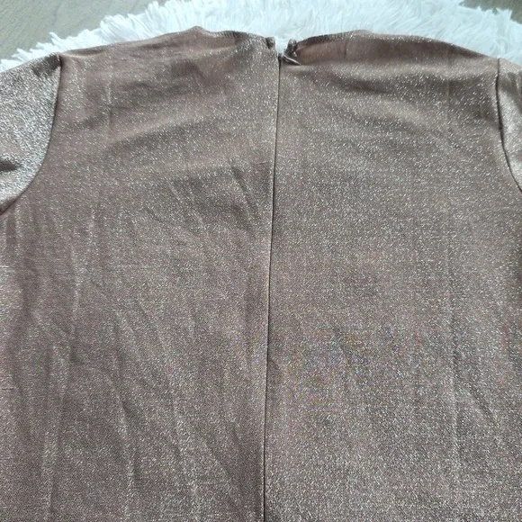 SKIMS Shimmer Catsuit Jumpsuit Umber Womens XL NWT - Picture 11 of 14